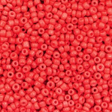 Seed beads 11/0 (2mm) Fiery red